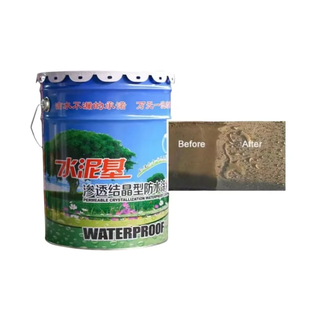 Cement-Based Permeable Crystalline Waterproof Coating