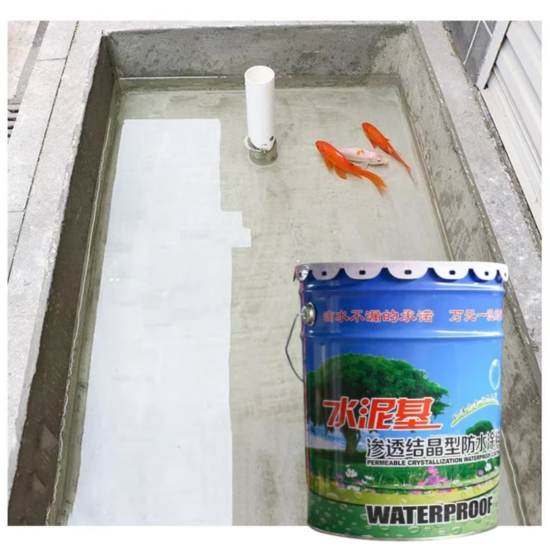 Cement-Based Permeable Crystalline Waterproof Coating
