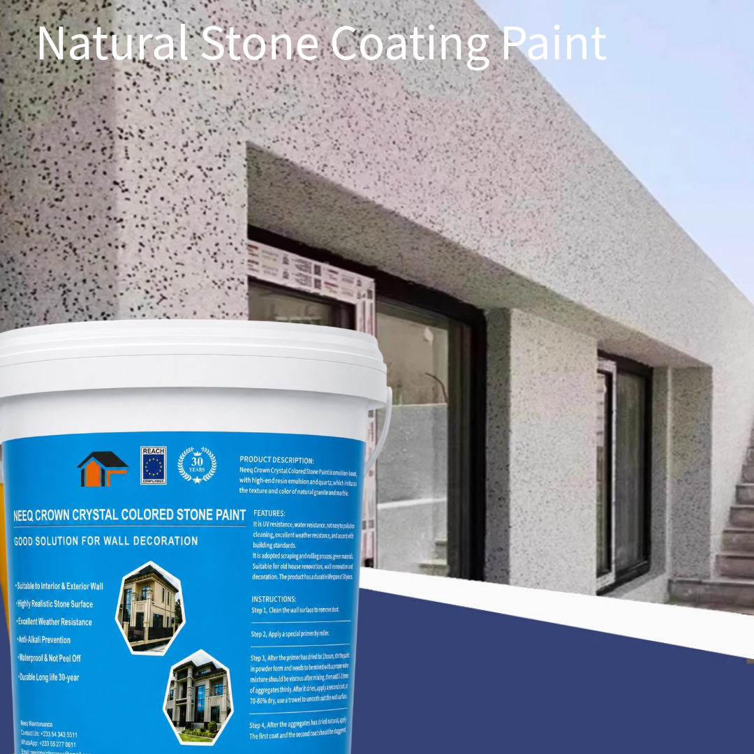 Neeq Crown Crystal Colored Stone Paint